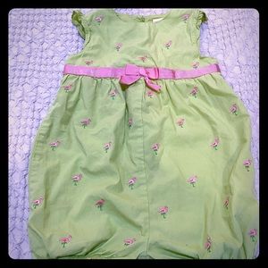 Gymboree flamingo 3T romper